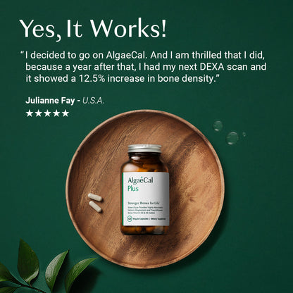 ALGAECAL Organic red algae calcium supplement for bone density