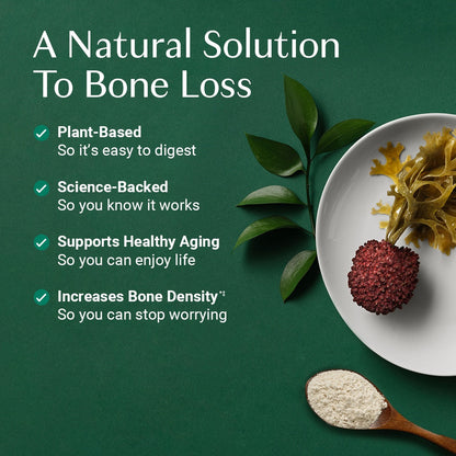 ALGAECAL Organic red algae calcium supplement for bone density